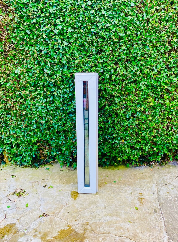 UPVC Window (96cm x 15cm) Exterior Window External Window *Can Be Used Sideways*
