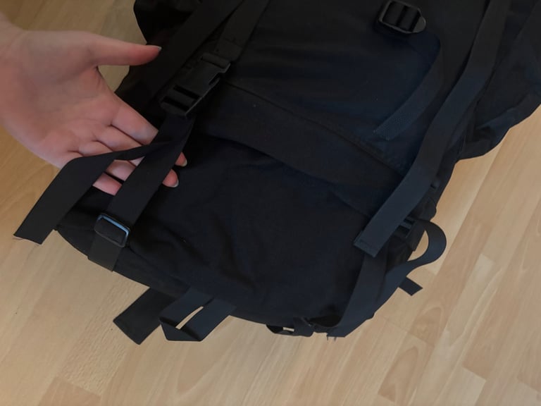 Hiking Backpack Black 60L (ish)