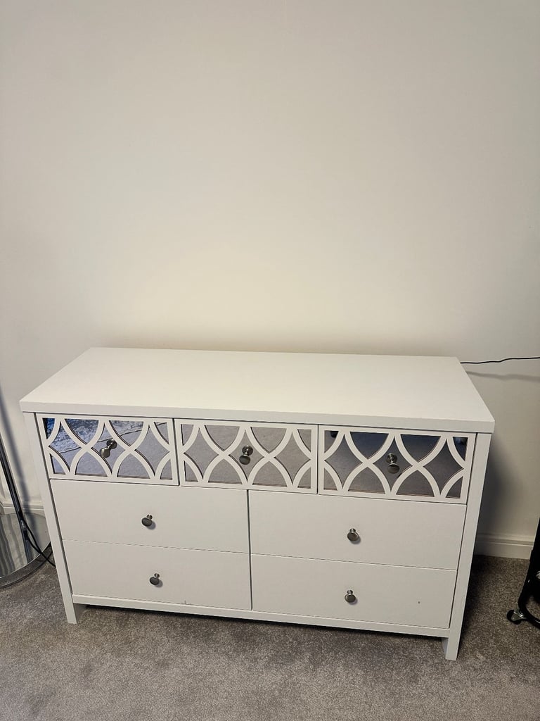 image for Wayfair IrisVibe 3+4 Drawer Chest of Drawers, White