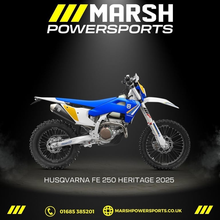 image for FE 250 Heritage 2025 Model - Husqvarna Main Dealer - 1,250 OFF!