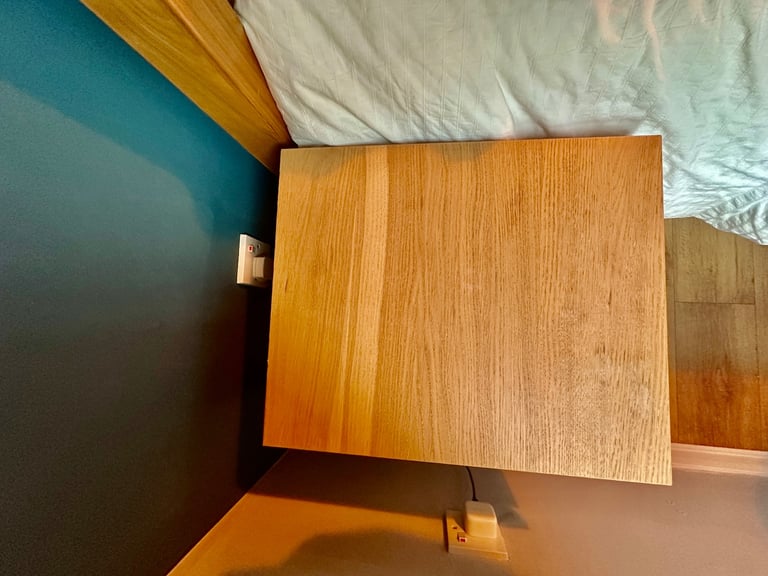 IKEA MALM White Stained Oak Veneer - Selling as a Pair