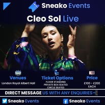 CLEO SOL TICKETS 🎫