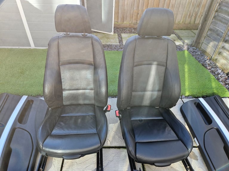  BMW E92 3 Series complete black interior /  memory, heated black leather seats