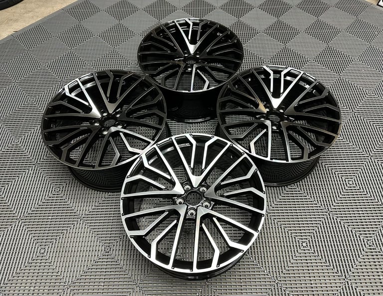 20 22" Inch Audi SQ8 2024 style wheels A4 A5 A6 A7 A8 Q3 Q5 Q7 Q8 RS / S Models 5X112 66.6