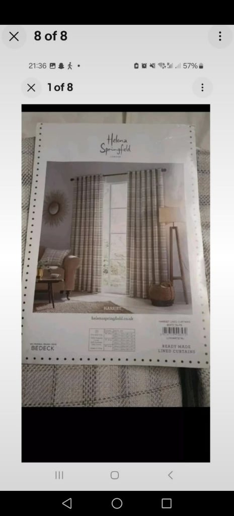 Fully lined heavyweight curtains 