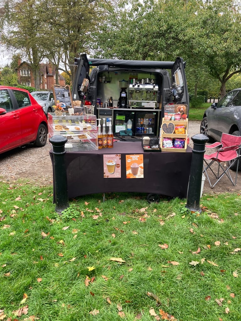 Mobile coffee van for sale 