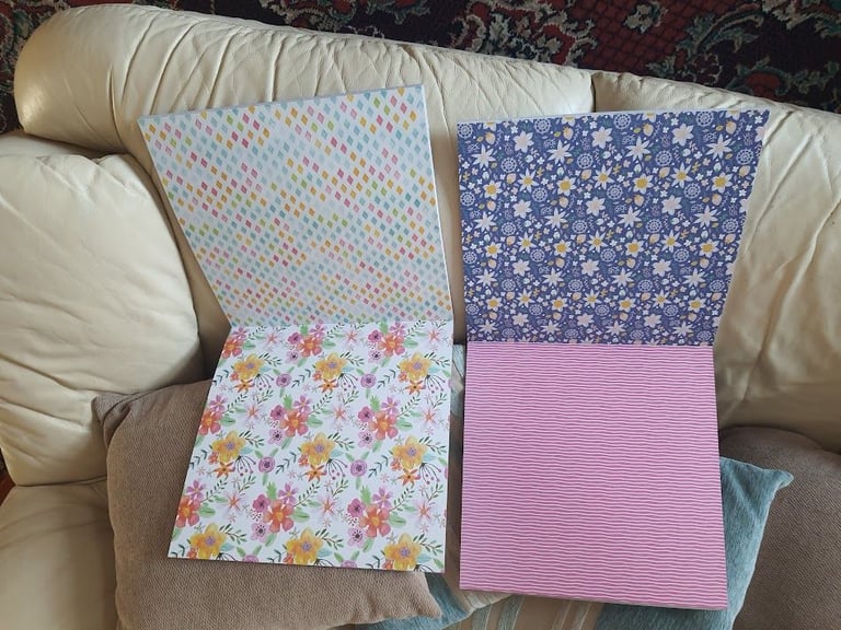 Two New Craft Books 24 Sheets ...🖤...   Each Book Double Sided 