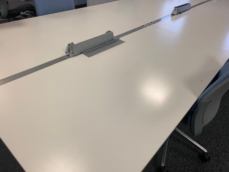 4 Seater Person Office Bench Desk, Bank Desks Tables