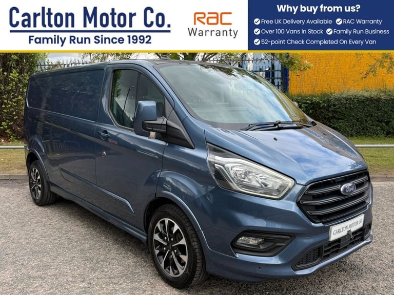 2021 Ford Transit Custom 2.0 310 EcoBlue Sport Panel Van 5dr Diesel Auto L2 H1 Euro 6 (s/s) (185 ...
