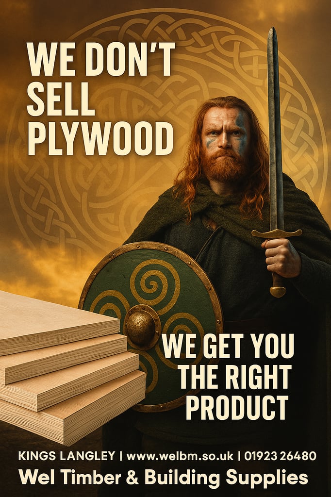 All plywood and sheet panel materials 