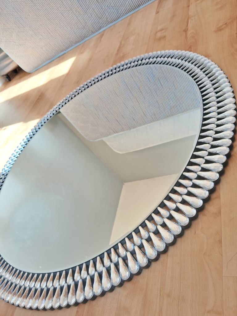 100cm, New Dunelm extra large mirror / extra large decorative wall mirror / 