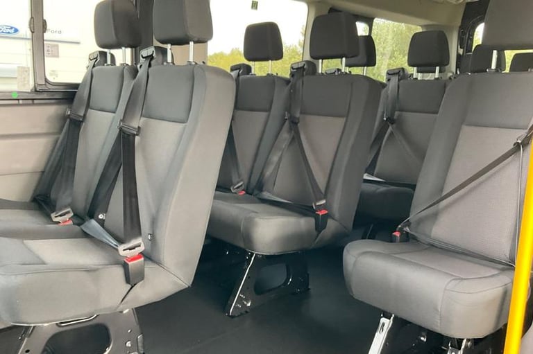 2025 Ford Transit 460 Leader L4 H3 ELWB High Roof 17 Seat Minibus RWD 2.0 EcoBlue 165ps, FRON Min...