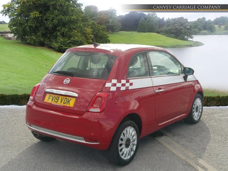 2019 Fiat 500 1.2 Lounge Euro 6 (s/s) 3dr HATCHBACK Petrol Manual