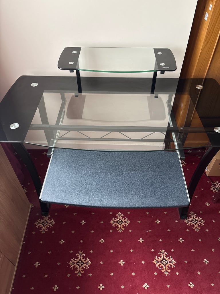Glass Computer desk