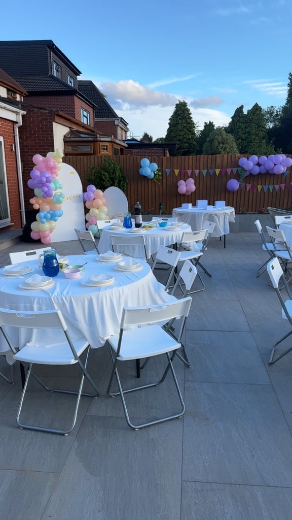 Table and chairs hire available £10 a table chair £1.50 each 