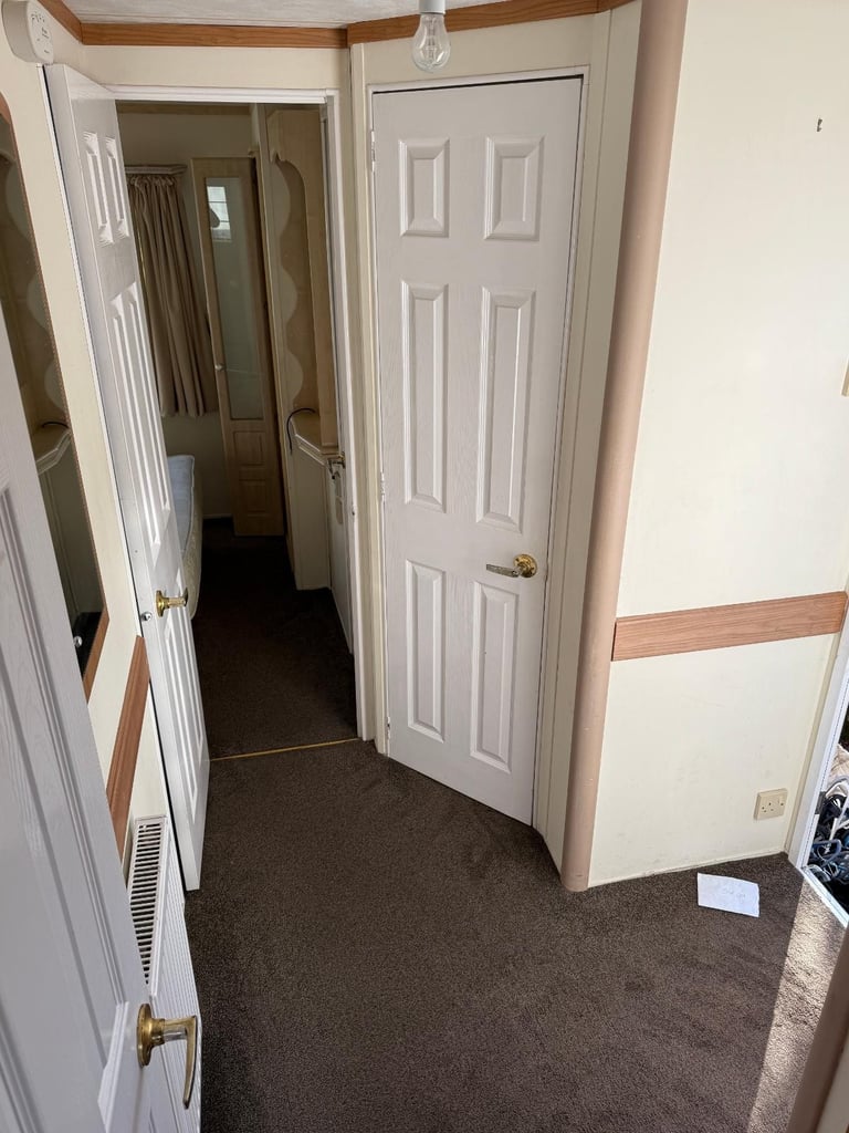 CHEAP CARAVAN FOR SALE FOR PRIVATE LAND DOUBLE GLAZED & HEATED