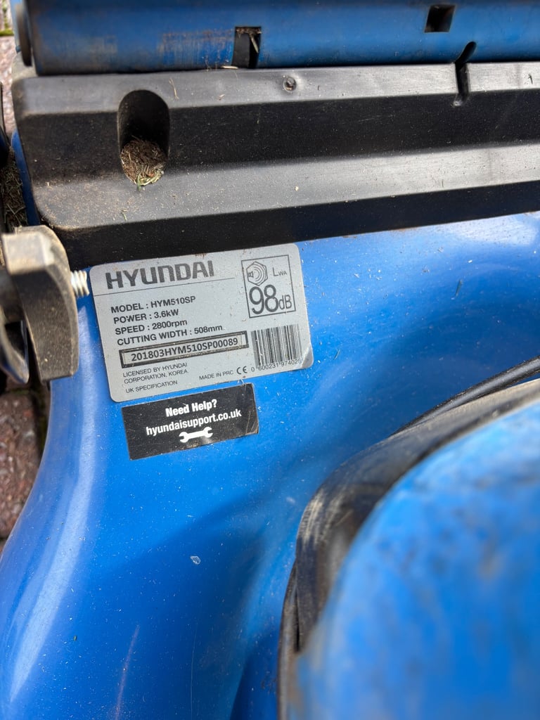 Hyundai HYM510SP Self - Propelled Petrol Lawnmower