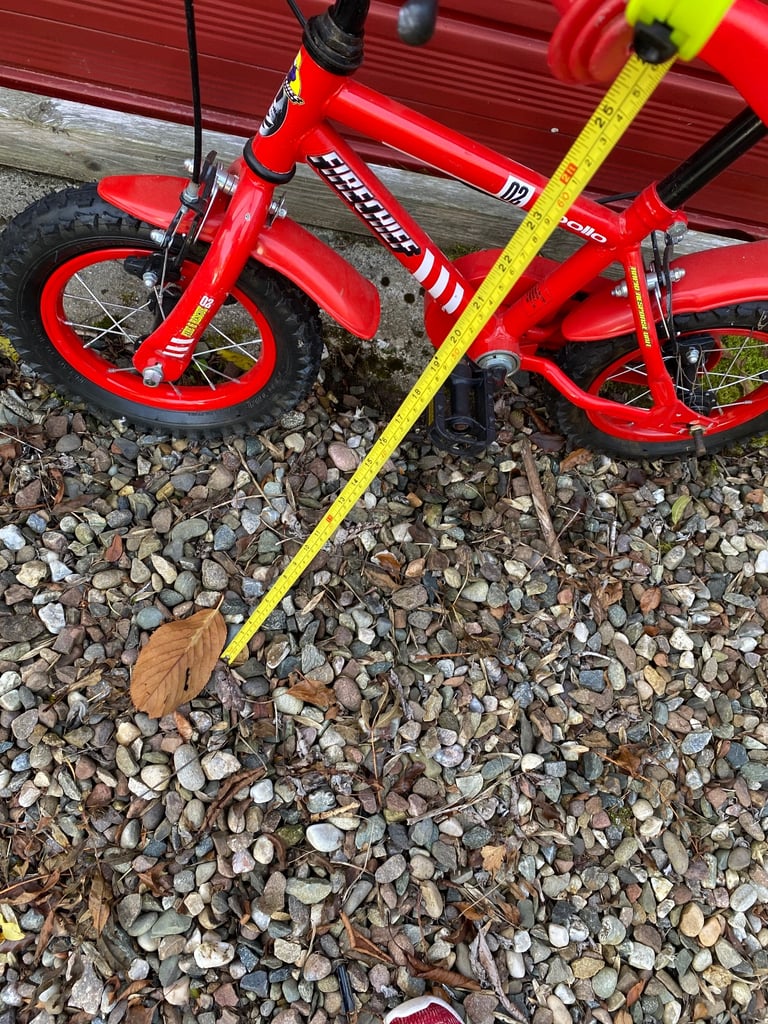 Toddler’s Red Fireman Bike