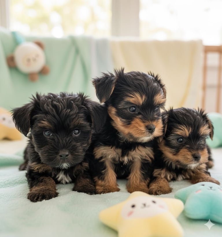Gorgeous Yorkshire terrier puppies 