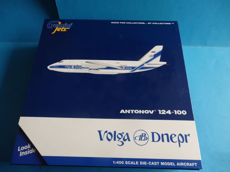 Gemini Jets 1:400 Scale GJVDA1942  Antonov 124-100  Volga Dnepr  RA-82078 