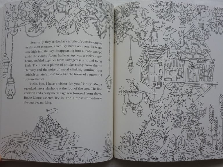 IVY AND THE INKY BUTTERFLY STORY AND COLOURING BOOK