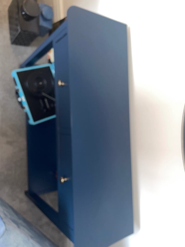 Elegant Blue Console Table - As New Condition
