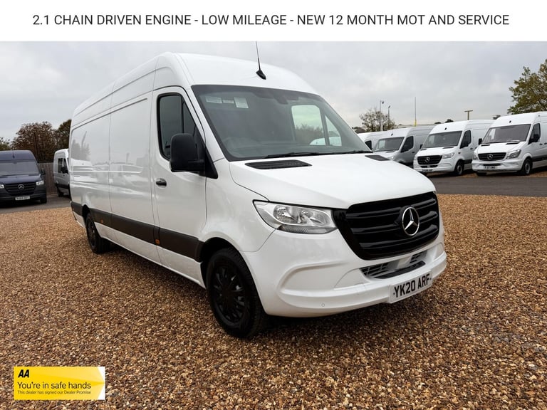 2020 Mercedes-Benz Sprinter 2.1 314 CDI Panel Van 5dr Diesel Manual RWD L3 H2 Euro 6 (143 ps) Pan...