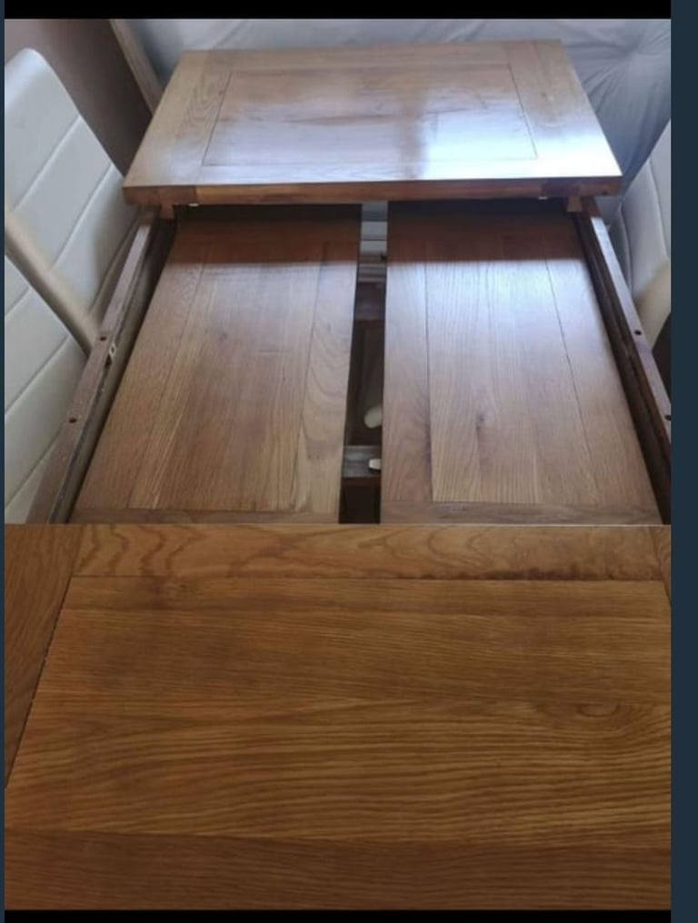 image for dinner table beautiful oak wood 