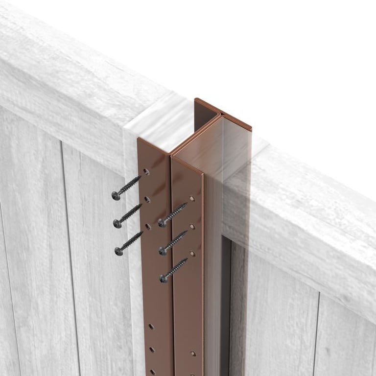 image for Durapost Classic Fence Post - 2.4m Brown