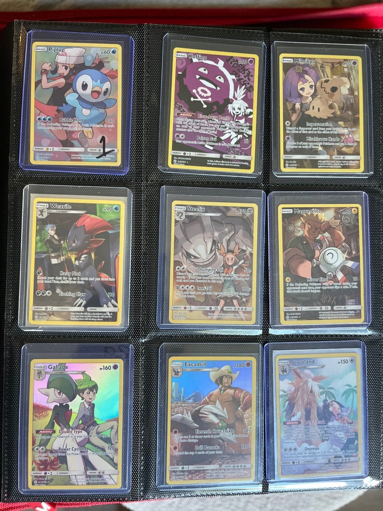 Pokemon TCG Cards Binder Collection - NM condition
