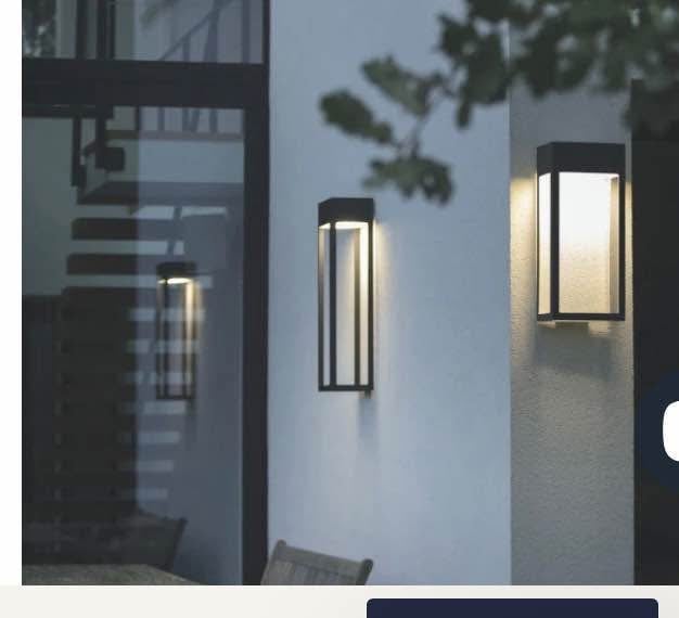 Brand new Roger Pradier outdoor wall light.