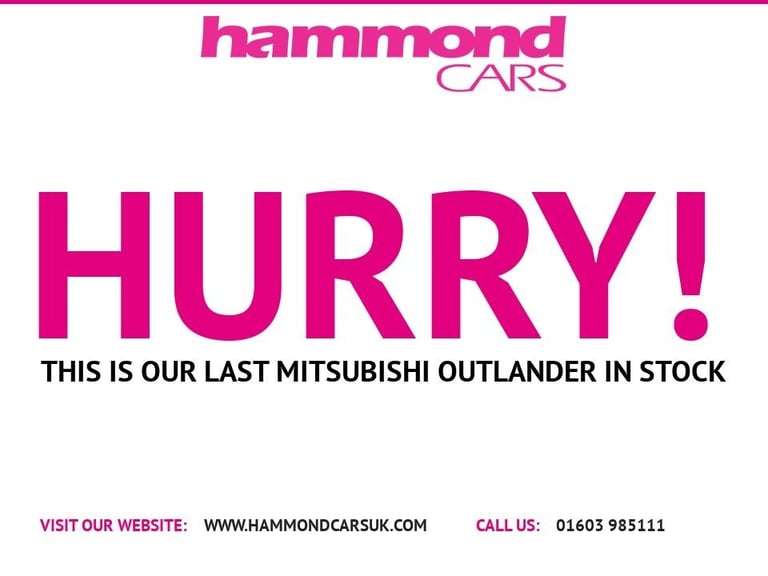 2018 Mitsubishi Outlander 2.0 PHEV 4h 5dr Auto ESTATE PETROL/ELECTRIC Automatic