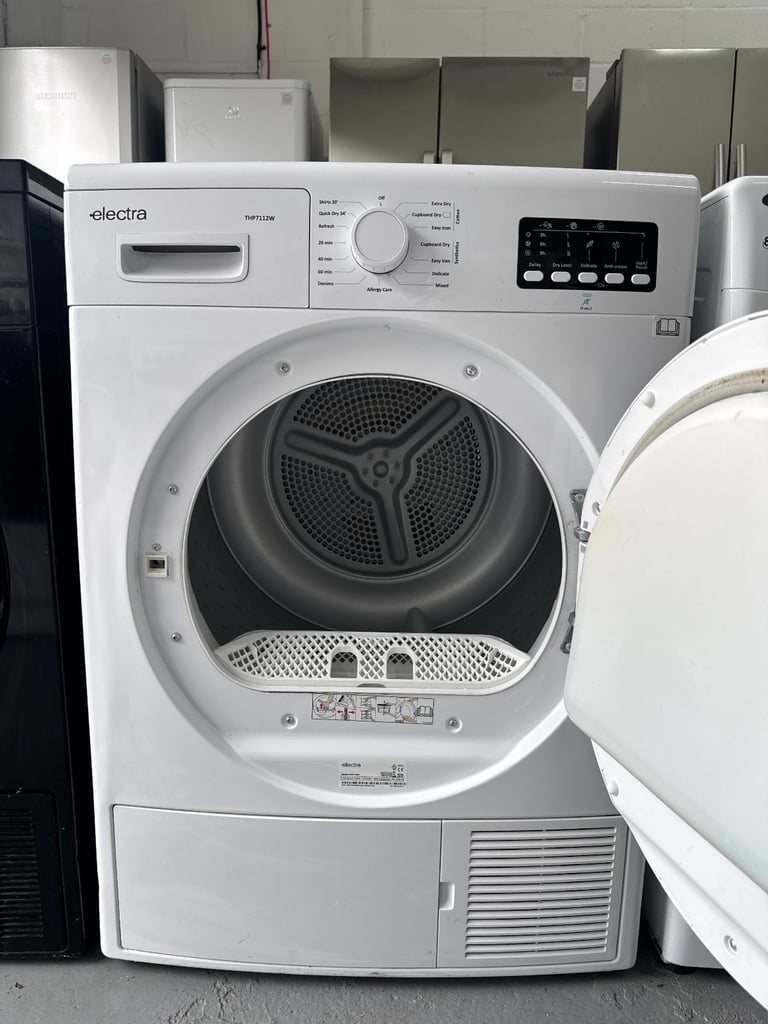 Electra 7kg Heat Pump Tumble Dryer – White – Free Delivery Within 24hr