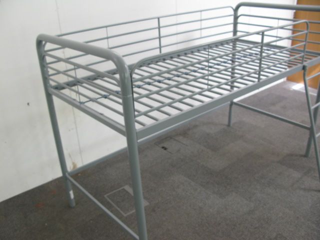High Sleeper Bed Single Metal Bed Frame . Height from ground to the bed base is 97cm