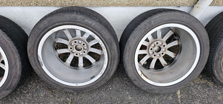 AUDI ALLOYS with tyres