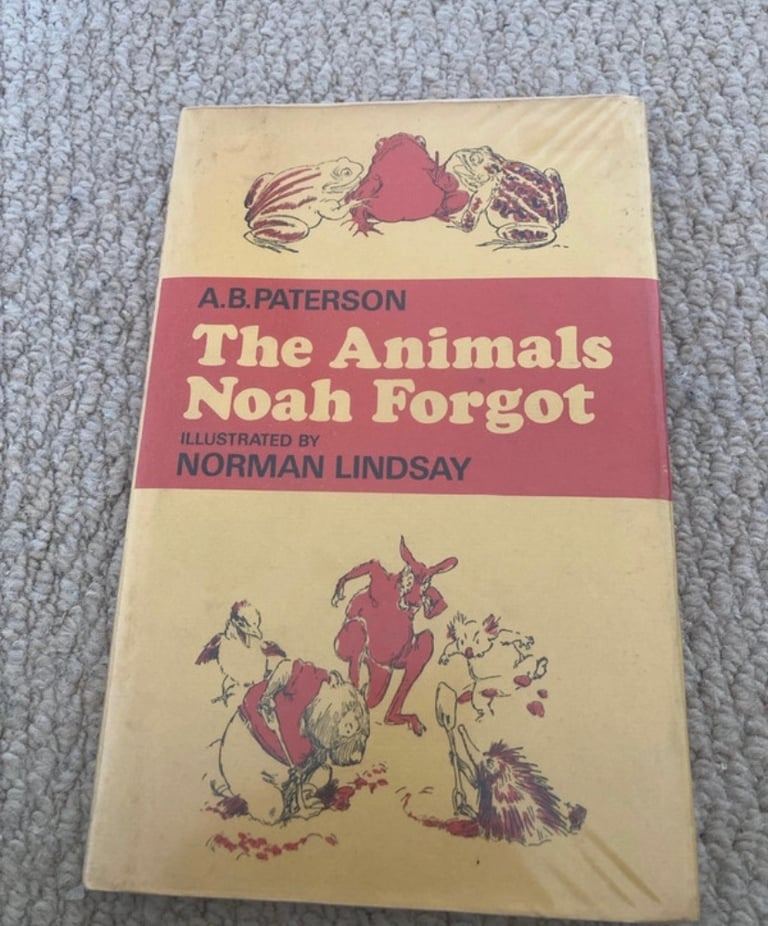 Vintage kids book “The Animals Noah forgot” by A.B. Paterson