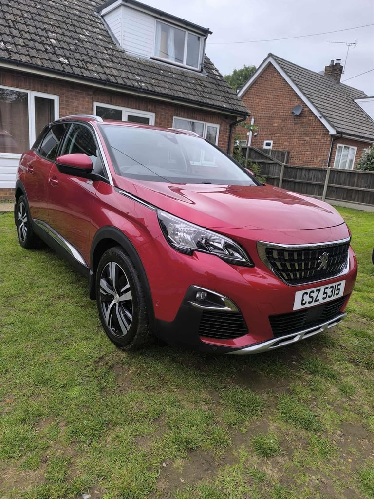 Peugeot 3008 diesel estate 1.5 bluehdi allure 5dr red manual 2018