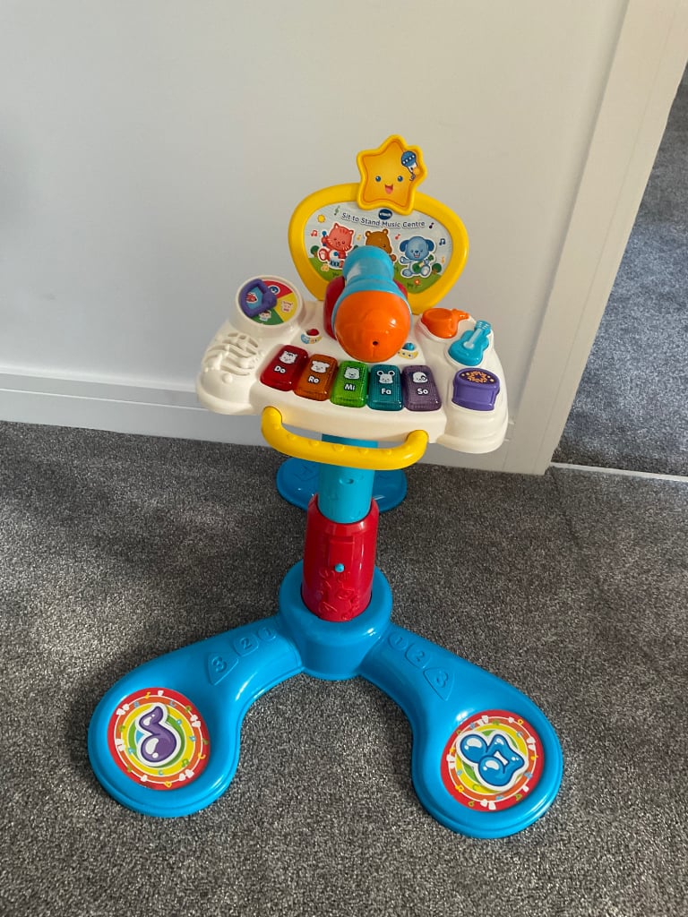 Vtech sit and top stand music tower