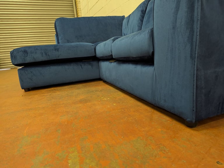 image for Blake Brand New Velvet Chaise Sofa