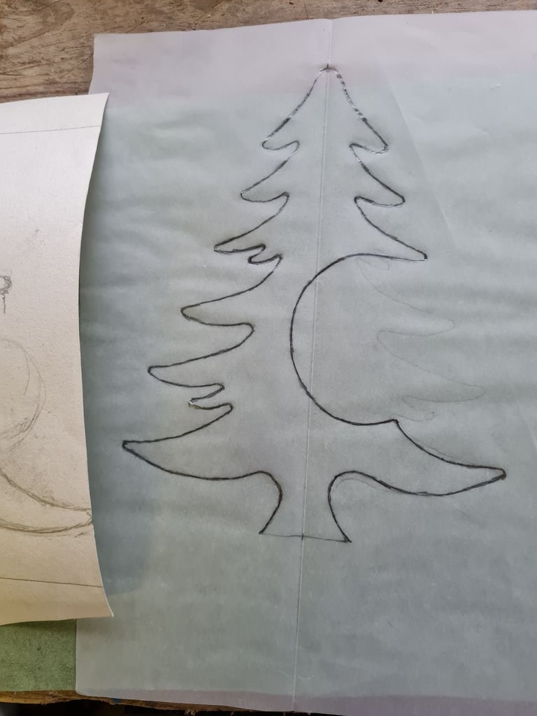 Handmade Christmas Tree Ornamental Decoration With Bauble