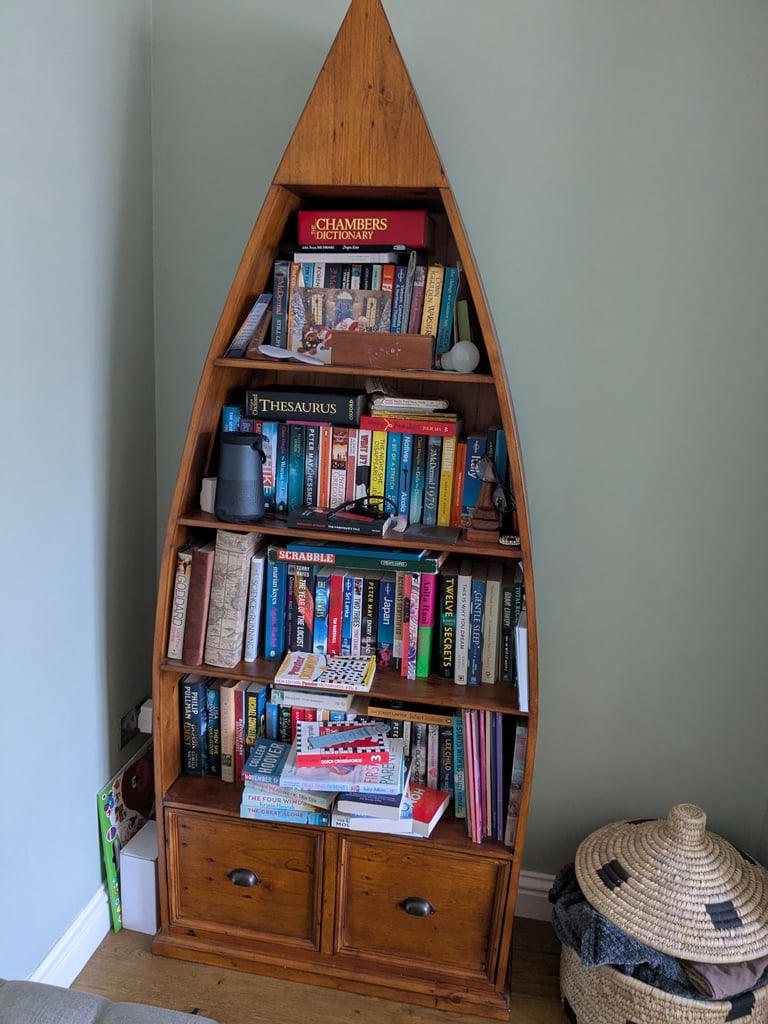 Barker & Stonehouse Reclaimed Wood Boat Bookcase 