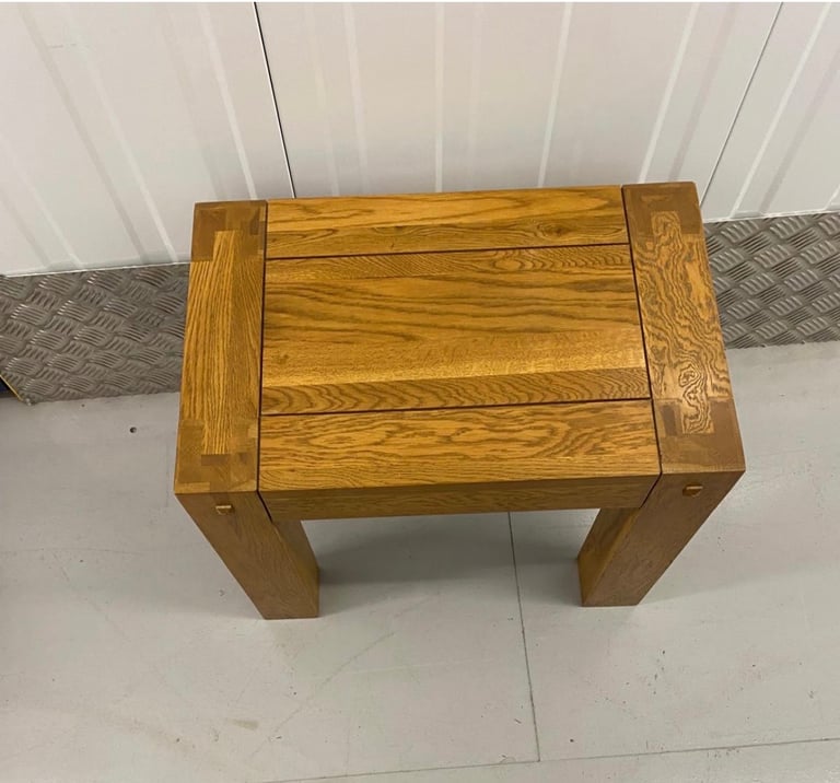 Side tables real oak x2 