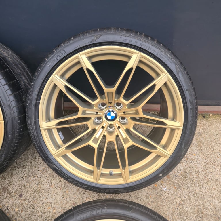 Genuine BMW 825M Competition 19 20" Alloy Wheels M2 G7 M3 G80 M4 G81 Gold 826m