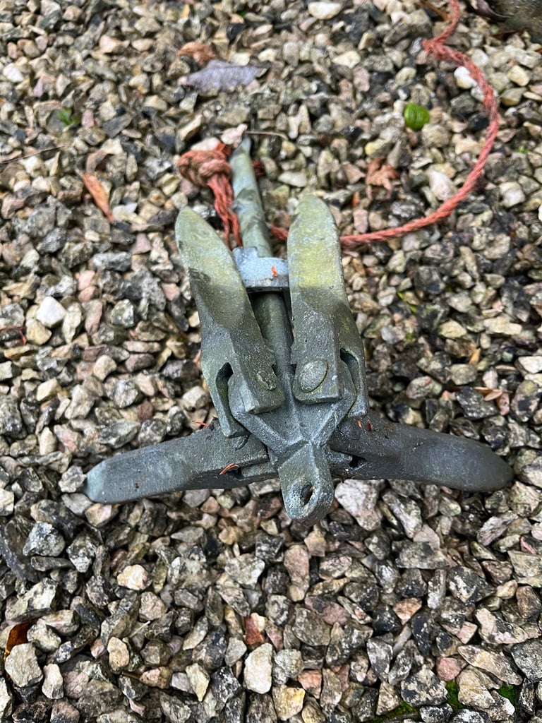 2 boat anchors & floats