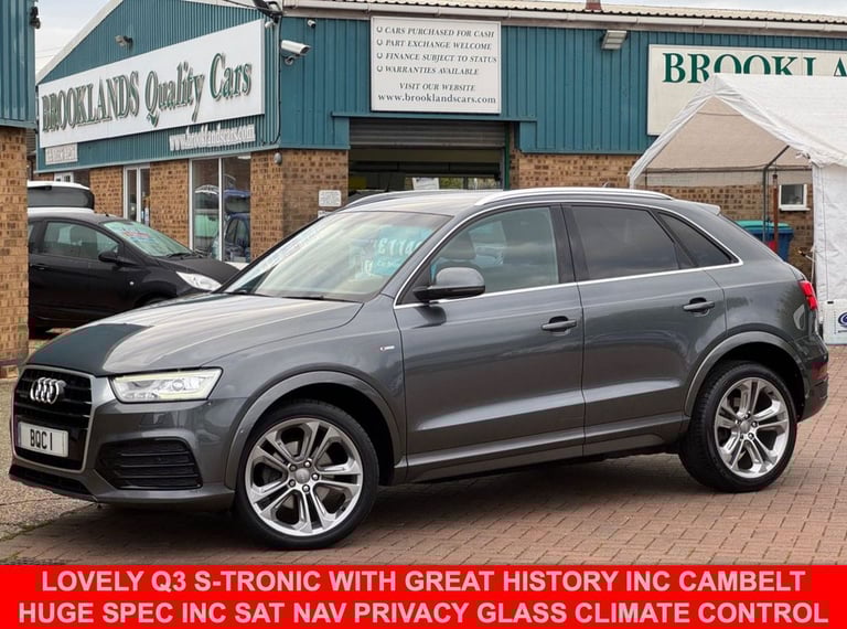 2016 Audi Q3 2.0 TDI S line Plus SUV Diesel S Tronic quattro DAYTONA GREY Euro 6 (s/s) ( ESTATE D...