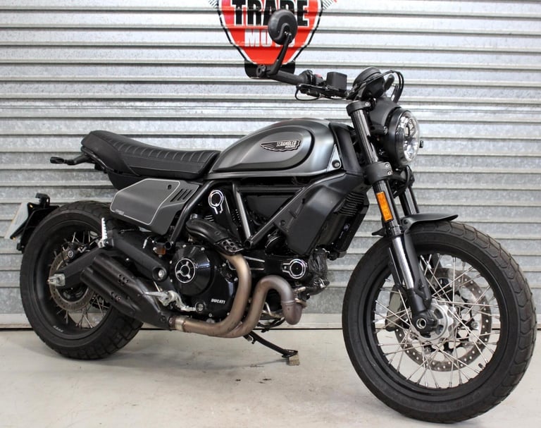 image for 2022 22 DUCATI SCRAMBLER 800 NIGHT SHIFT ABS GREY ONLY 436 miles NEW MOT EURO 5