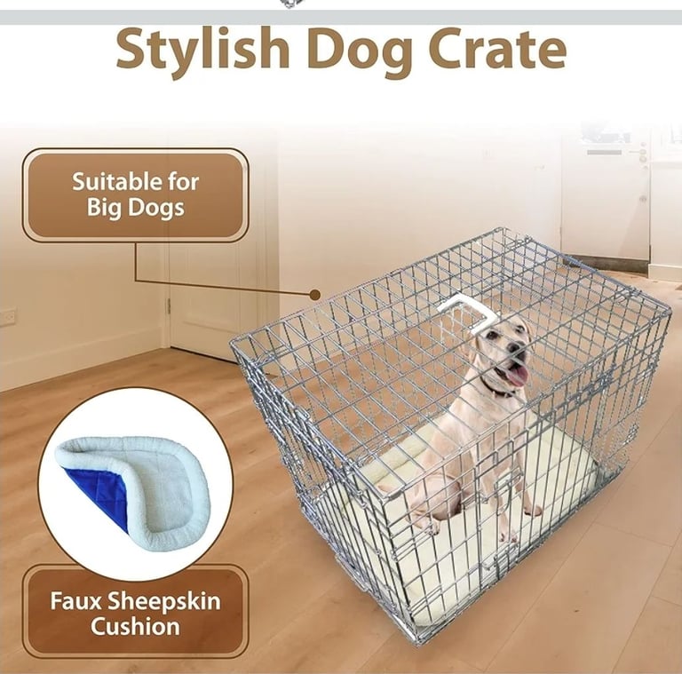 Foldable 2 door dog cage 42" new for sale RRP £66