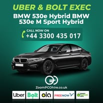 UBER X EXEC LUX BOLT REDAY PCO NEW CAR HIRE RENT £109*p/w BMW MG5 EV