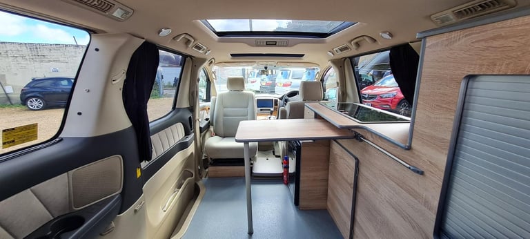 TOYOTA ALPHARD 2 BERTH CAMPERVAN WITH ROCK & ROLL BED & FRIDGE