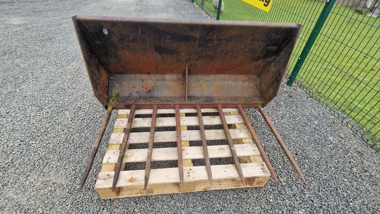 Tractor front loader dung graipe muck fork 